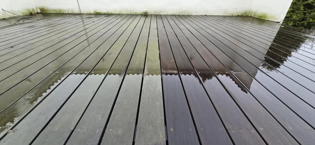 Før og Efter Træterrasse